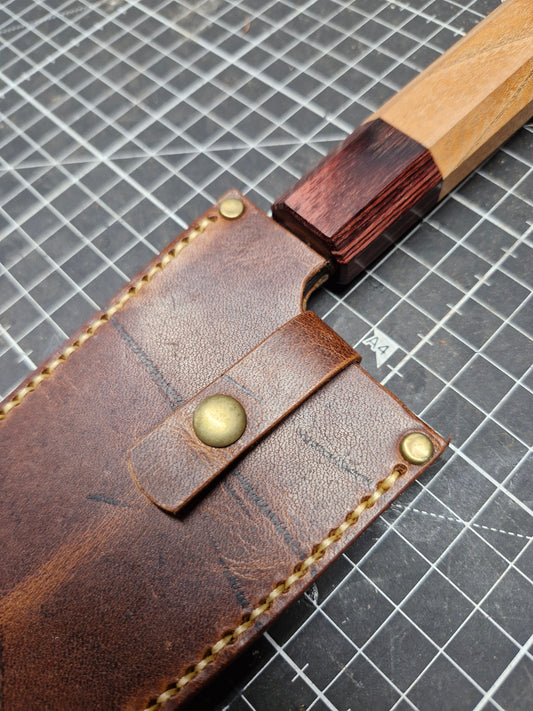 Hoes voor Japans keukenmes (prijs in overleg)